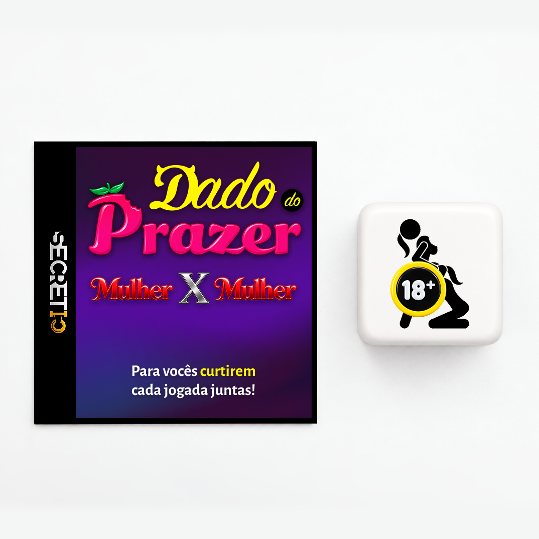 Jogo de Dado Erótico - Dado do Prazer (Mulher x Mulher)