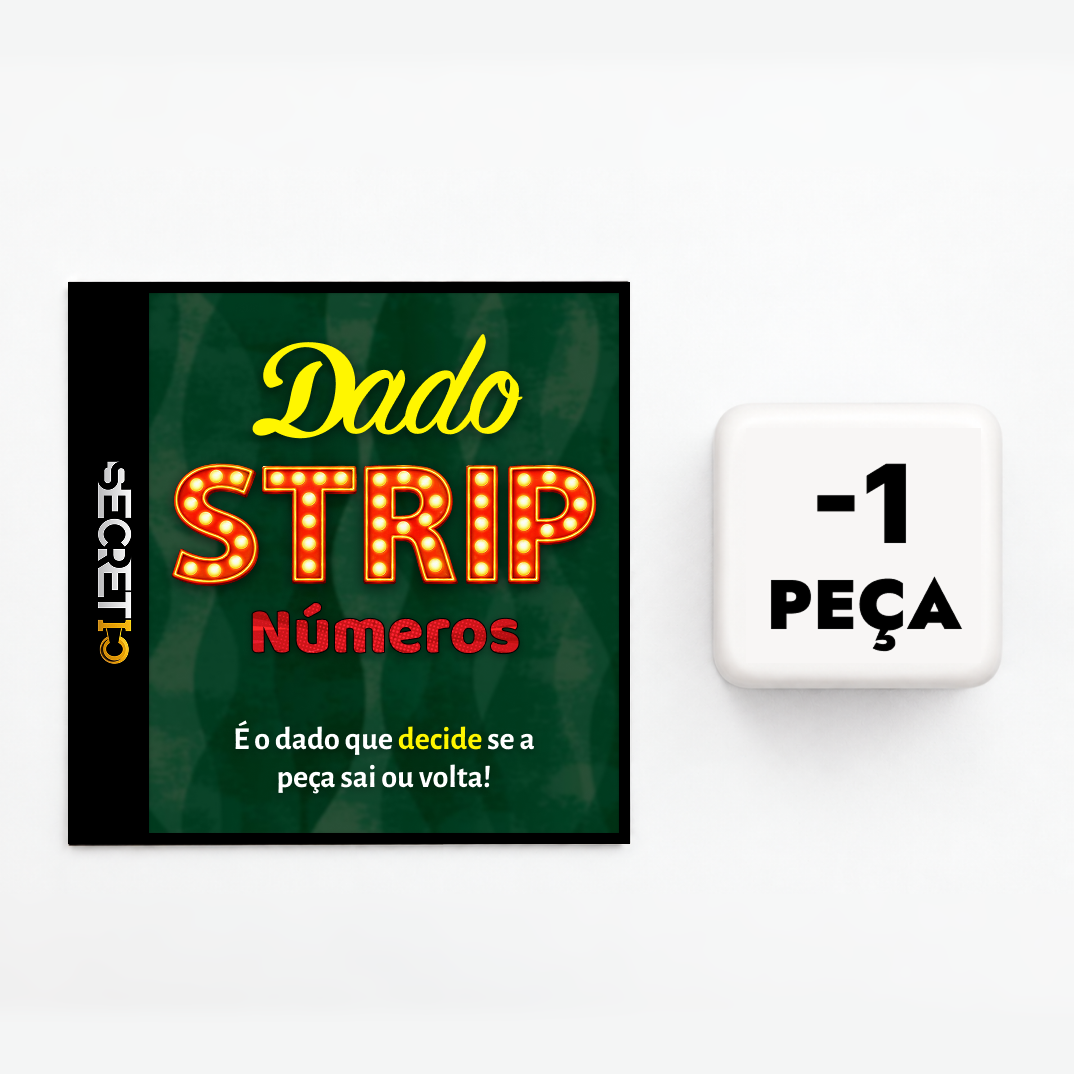 Jogo de Dado Erótico - Strip Números